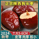 果益壽2024新棗正宗延安狗頭棗陜西特產(chǎn)特級(jí)陜北紅棗六星特大西安狗頭棗 2斤 2024年新棗 精選 六星狗頭棗【5-6cm左右】
