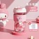 Vanow Kids聯(lián)名三麗鷗水杯女生高顏值夏天便攜塑料tritan咖啡杯吸管學(xué)生杯子