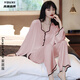 幽悉（YOUXI）真絲睡衣套裝女2025春夏新款100%桑蠶絲薄款長(cháng)褲家居服兩件套 水嫩粉 L (建議110-125斤)