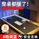 菲享暖桌墊加熱桌墊鼠標(biāo)發(fā)熱墊辦公室快速加熱暖手桌墊加大桌面發(fā)熱墊 純黑色80*33cm（八檔數(shù)顯款） 【石墨烯加熱-3C認(rèn)證-三年質(zhì)保】
