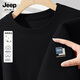 JEEP SPIRIT吉普短袖男款重磅純棉2025新款寬松男士半袖夏季美式潮牌t恤男