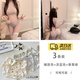 麗紗蓓兒內(nèi)褲女士蕾絲內(nèi)褲性感無痕薄款透氣蕾絲火辣少女純欲三角褲3條裝 【可愛小熊】 3條 均碼 【85~120】