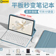 GOMI適用榮耀平板9/X9/10鍵盤(pán)保護套12.1英寸磁吸柔光版X8Pro/MagicPad13/pad2/3/gtpro保護殼鼠標套裝 天云藍+白色藍牙鍵盤(pán)（圓形鍵帽）+白鼠標 榮耀平板X(qián)9（11