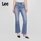 Lee【張凌赫代言】25新品426修身高腰微喇五袋款中藍色女牛仔褲潮 中藍色 26