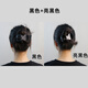 素依繡小號(hào)發(fā)夾短發(fā)發(fā)卡抓夾女適合發(fā)量少后腦勺2024新款高端盤發(fā)鴨嘴夾 亮黑色+啞光黑