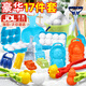 活石（LIVING STONES）玩雪工具夾雪球神器雪球夾大號雪人模具兒童雪夾子玩具滑雪板裝備 豪華17件【滑雪板+大鏟+桶+模具