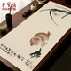 榮寶齋 書(shū)畫(huà)毛氈墊 彩繪齊白石雙面可用 羊毛氈加厚初學(xué)者寫(xiě)毛筆字墊布 練字書(shū)法國(guó)畫(huà)專(zhuān)用 貓趣90*40cm