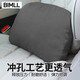 BIMLL B汽車腰靠沖孔麂皮絨靠背腰墊辦公室腰靠座椅靠墊護腰家用車用靠枕