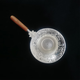 鼎及誠創(chuàng)意鍍銀金屬茶漏鏤空泡茶神器茶水過濾網(wǎng)高檔分茶器功夫茶道配件 銀色