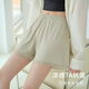 名橙安全褲新款可外穿春夏季高腰打底防走光不卷邊寬松顯瘦蕾絲邊短褲 椰奶白+椰奶白—【親膚透氣】 M 【適合70-90斤】
