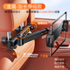 Eary車(chē)載平板支架后排ipad后座支架汽車(chē)上可伸縮掛架車(chē)內(nèi)用后椅頭枕上固定手機(jī)支撐萬(wàn)向旋轉(zhuǎn)2025新款?yuàn)A 黑色【左右滑動(dòng)/折疊伸縮/萬(wàn)向調(diào)節(jié)/帶雙掛鉤】