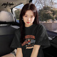 MJ STYLE純棉短袖T恤男女2025年夏季寬松休閑百搭美式復古風辣妹半袖上衣