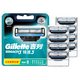 【準新品】吉列(Gillette)刀片剃須刀片刮胡刀片非吉利 鋒速3刀片三層(8刀頭不含刀架 新老包裝隨機發(fā)貨)
