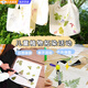 硯璽植物拓印工具幼兒園兒童親子活動(dòng)手工diy材料包套裝樹(shù)葉花拓印畫(huà) 兒童植物拓印【帆布包體驗套裝】