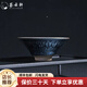 薈云軒百花建盞純手工鐵胎斗笠撇口油滴天目功夫單杯主人品茗茶杯 大斗笠 60ml