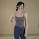 ACKDCS吊帶瑜伽服背心女夏外穿帶胸墊運動(dòng)內衣美背普拉提健身上衣