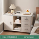 本木自在（BENMUZIZAI）大號床頭柜帶鎖文件柜臥室簡(jiǎn)約現代床邊收納柜移動(dòng)家用簡(jiǎn)易儲物柜 三抽一門(mén)兩格暖白80cm 收貨曬圖再退10元（征集買(mǎi)家秀）