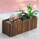 督庭實(shí)木花槽長(cháng)方形木花盆防腐木花箱室外種植箱戶(hù)外陽(yáng)臺種菜盆特大 長(cháng)寬高120*40*40
