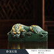 BOSSY故宮文創(chuàng)風(fēng)國潮招財桌面擺件客廳玄關(guān)茶寵工藝品伴手禮辦公室擺件 臥龍石璽