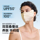 萬(wàn)物生夏季真絲防曬口罩防紫外線(xiàn)女透氣薄款100%桑蠶絲面罩遮陽(yáng)防塵臉罩