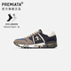 PREMIATA男鞋輕奢大牌男士百搭運動(dòng)休閑鞋小眾美式復古透氣牛皮米字木字鞋 183307灰藍 39