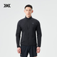 XBIONIC飛逸輕量防風(fēng)夾克防曬衣男皮膚衣戶(hù)外運動(dòng)夏季立領(lǐng)外套 暗夜黑 XL