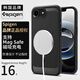 spigen適用蘋果iphone16e手機(jī)殼新款16e全包防摔硅膠保護(hù)套高級(jí)感Mag Safe磁吸軟外殼磨砂輕薄防指紋防滑 黑色（磁吸升級(jí)款） iPhone 16e