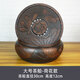云南建水紫陶線雕茶臺(tái)茶船大號(hào)茶盤茶海中式大小圓形儲(chǔ)水式托盤 【大號(hào)直徑30cm】茶船 荷花款