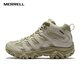 邁樂(lè )（Merrell）邁樂(lè )戶(hù)外徒步鞋男款MOAB3MID WP中幫防水透氣防滑登山鞋43