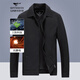 七匹狼外套男士秋季商務(wù)休閑翻領(lǐng)三防行政夾克衫男裝抗菌干部衣服上衣