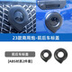Rofit長城炮商用乘用越野金剛版改裝后標(biāo)貼前標(biāo)尾標(biāo)蓋黑標(biāo)皮卡裝飾配件 23-24款商用【前 后標(biāo)】2件套