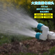 育苗噴頭澆花澆菜澆水神器澆地農用花灑水槍園林園藝灌溉灑水霧化 雙頭澆水噴頭4分6分1寸軟管通用 新款三代灑水噴霧噴頭