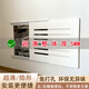 目送（musong）超薄電表箱裝飾畫免打孔弱電箱遮擋蓋板配電箱網(wǎng)線盒多媒體箱面板 白色百葉款【可左右推拉】 寬45cm*高35cm(可遮擋42*31cm)