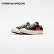 COMME DES GARCONS川久保玲男女同款休閑鞋低幫帆布鞋 聯(lián)名款 150206C 黑色 42