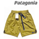 巴塔哥尼亞（Patagonia）夏季新款戶外短褲輕薄透氣沙灘褲時尚百搭男女同款 姜黃 L
