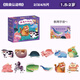 金龜子兒童拼圖3-6歲進(jìn)階益智男孩女孩玩具0-3歲-12歲階段拼圖分級早教幼兒寶寶益智游戲智力開(kāi)發(fā)兒童思維邏輯訓練階梯升級手工玩具拼圖禮物 【1.5-2歲】1階·我會(huì )認動(dòng)物‖含10副