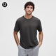 lululemon丨Zeroed In 男士運動短袖 T 恤 速干 芯吸 LM3F16S 石墨灰 L