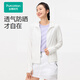 全棉時(shí)代（PurCotton）2025夏女士涼感防曬*外套 白色 M (男款170cm/女款160cm)