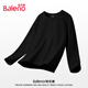 班尼路（Baleno）100%純棉長(cháng)袖男220GT恤秋季潮流ins大碼百搭運動(dòng)休閑簡(jiǎn)約純色上衣