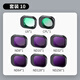 卓爾（K&F CONCEPT）適配大疆mini4pro濾鏡 ND減光鏡 UV鏡 CPL偏振鏡 濾鏡套裝 ND6件套 UV+CPL+ND8-256