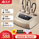興丹刮痧儀器電動吸痧機家用拔罐按摩器美容院專用疏通經(jīng)絡(luò)刷淋巴排毒按摩器養(yǎng)生館 刮痧儀【大負(fù)壓頭+經(jīng)絡(luò)刷頭+震動導(dǎo)入頭】