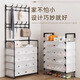 坤奉防塵鞋架多層家用門(mén)口簡(jiǎn)易鞋架入戶(hù)鞋架子出租房用置物架收納鞋柜 鞋架60cm三層【普通款】