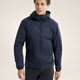 始祖鳥(niǎo)（ARC'TERYX）買(mǎi)手代購 Atom Hoody 男士 25新款 春秋外套保暖輕便戶(hù)外連帽棉服 Black Sapphire 25款 藍黑色 M