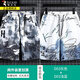 啄木鳥國潮短褲男2025夏季新款中褲迷彩沙灘褲五分休閑褲潮流運動大褲衩 灰色+淺藍 XL