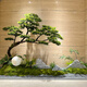 九葉草仿真迎客松室內(nèi)綠植造景裝飾櫥窗樓梯下黑松新中式假樹(shù)仿生羅漢松 定制尺寸