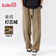 班尼路（Baleno）休閑褲男秋季重磅燈芯絨直筒闊腿褲男士港風(fēng)潮流復(fù)古顯瘦長(zhǎng)褲男
