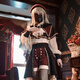 神獸王國豐川祥子cos服全套 Ave Mujica舞臺裝若葉睦cosplay動漫二次元 若葉睦舞臺服+配飾+假發(fā) XL