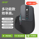宏碁（acer）無(wú)線(xiàn)藍牙三模鼠標雙滾輪人體工學(xué)大手鼠標自定義按鍵辦公靜音鼠標筆記本辦公無(wú)線(xiàn)鼠標 雙拼色-深灰色（8000DPI+3220）