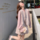桂雪格粉色小香風(fēng)馬甲套裝裙女春季穿搭名媛氣質(zhì)減齡小個(gè)子半身裙三件套 粉色三件套 L 【126斤-140斤】
