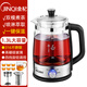 金杞（JINQI）煮茶器全自動(dòng)第七代蒸茶壺玻璃煮茶壺黑茶養生壺電茶壺蒸汽泡茶壺不銹鋼保溫款 【新款 316不銹鋼】雙網(wǎng)款 1.3L +茶具